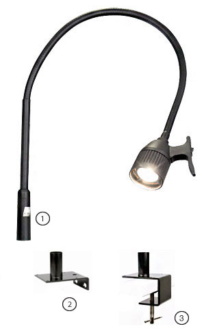 Смотровой светильник с гибкой верхней частью  KaWe МАСТЕРЛАЙТ Классик (настенный / настольный